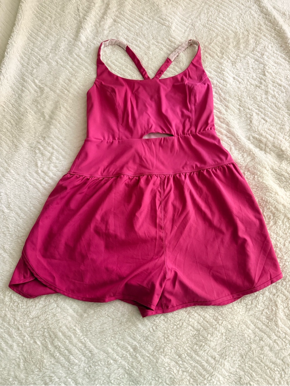 Women’s Athletic Fuchsia One-Piece Romper
